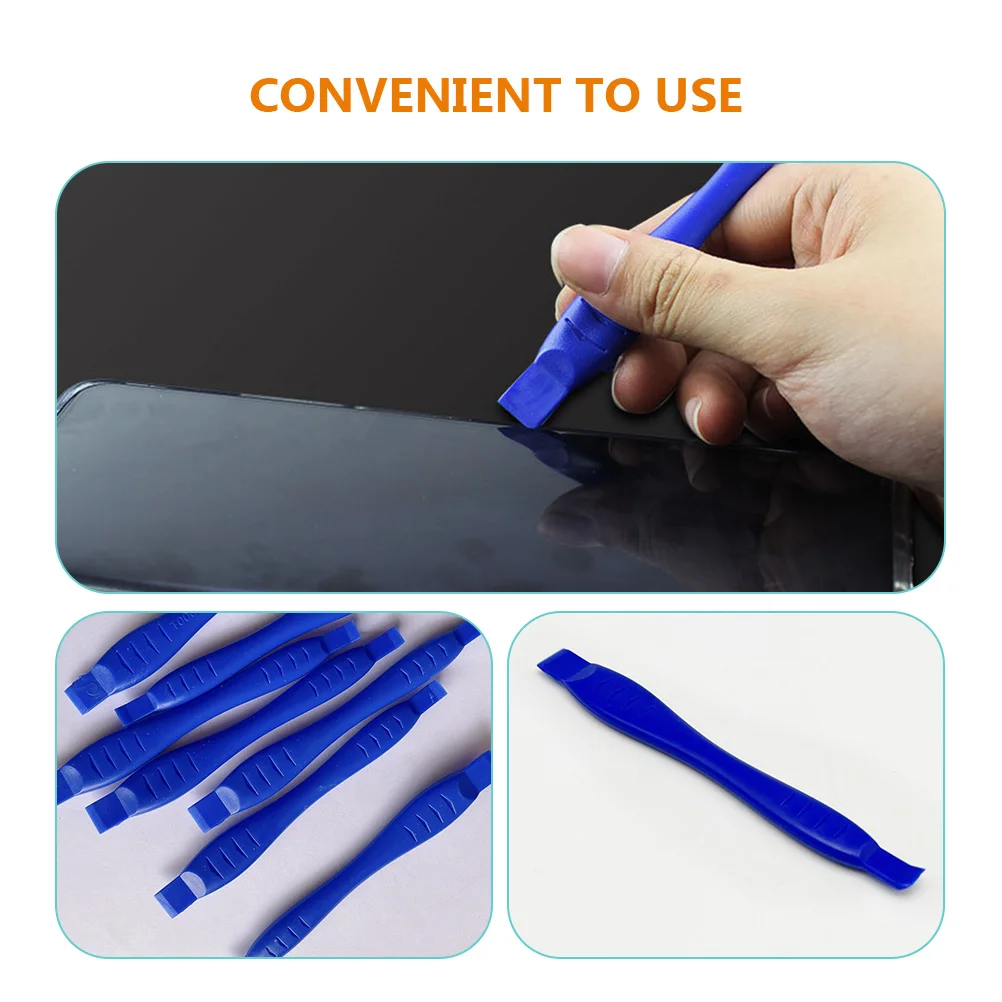 

10pcs Blue Dual-head Gourd-shaped Screen Opening Pry Tools Reusable Lightweight Compact Professional Cell Disassembly Kit