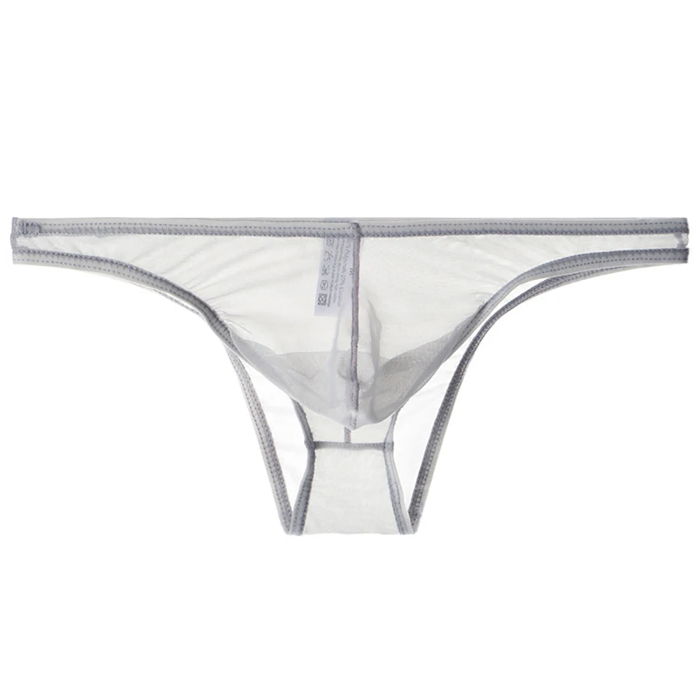 

Sexy Men See-Through Briefs Sheer Breathable Mesh Pouch Underwear Lingerie Thin Hot Bikini Mens Sexy Underwear