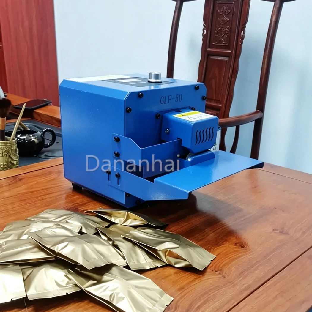 Continuous Heat Sealer Machine Roller Bag Sealer For Snack Food Plastic Pouch Sealing Business