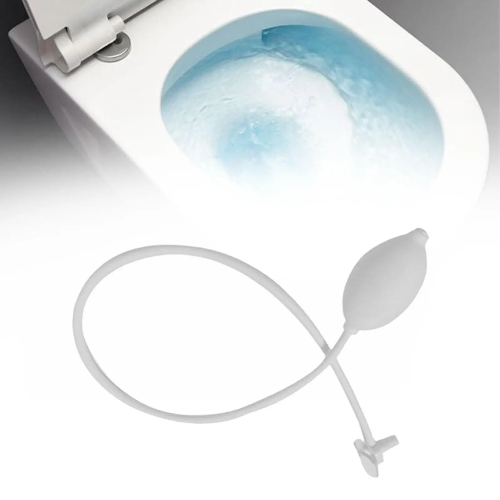 Toilet Seat Basin Flusher, Bidet Sprayer Flush Hose Lightweight Easy to Use,