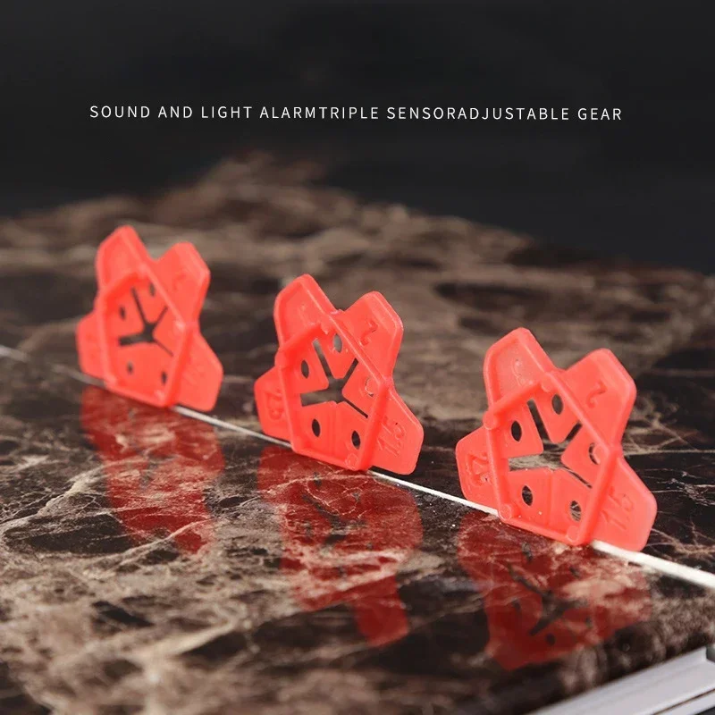 50 Buah 5 Dalam 1 Sistem Perataan Keramik Baji Klip Spacer Ubin Profesional Alat Konstruksi Sistem Perata Dinding Lantai