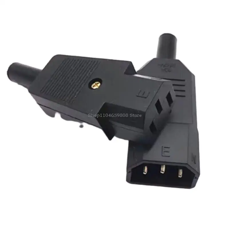 

Set of 5pcs Universal 3 Pin Terminals Power Plug Adapter IEC 320 C14 Male C13 Female Connectors for Various Applications
