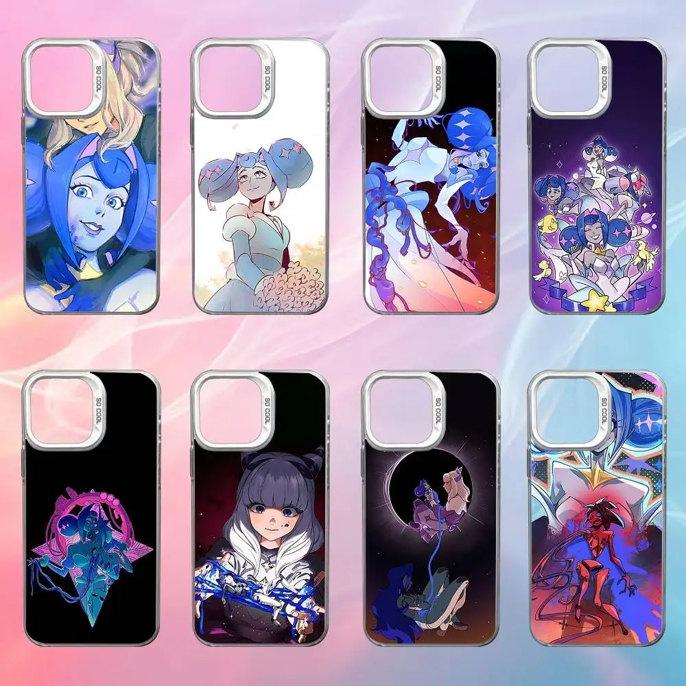 حافظة هاتف K-Knights Of Guinevere لهاتف iPhone 17,16,15,14,13,12,X,8,Pro,Max,Plus,SE4,Air, Mini White IMD HD Matte