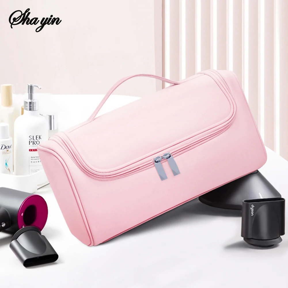 Hair Dryer Storage Bag, Multifunctional Curling Wand Travel Pouch, Portable Makeup Bag For Men And Women