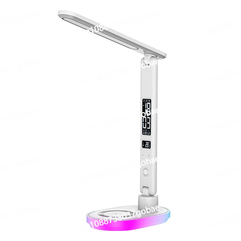 Colorful Multi-function Wireless Charging Folding Desk Lamp Dormitory Eye Protection Reading