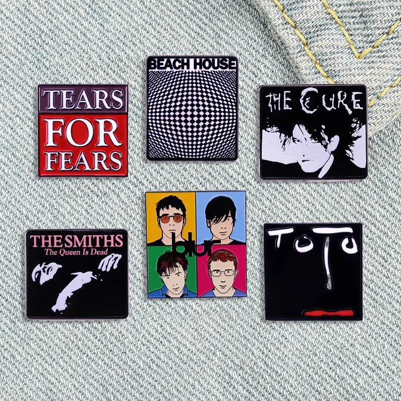 Pop Rock Band Pin Fashion Band Theme Brooch Music Singer Badge Fan Collection Jewelry Gift Accessories Wholesale