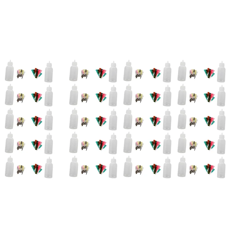 

ABMK 320Pc Henna Kit Applicator Nozzles Bottles Paste Tattoo Body Art Drawing Tool