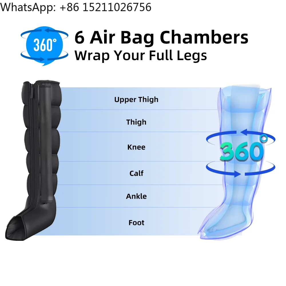 Compression Therapy Machine Pneumatic Compression Dvt Pump Boots Pressotherapy Leg Massager