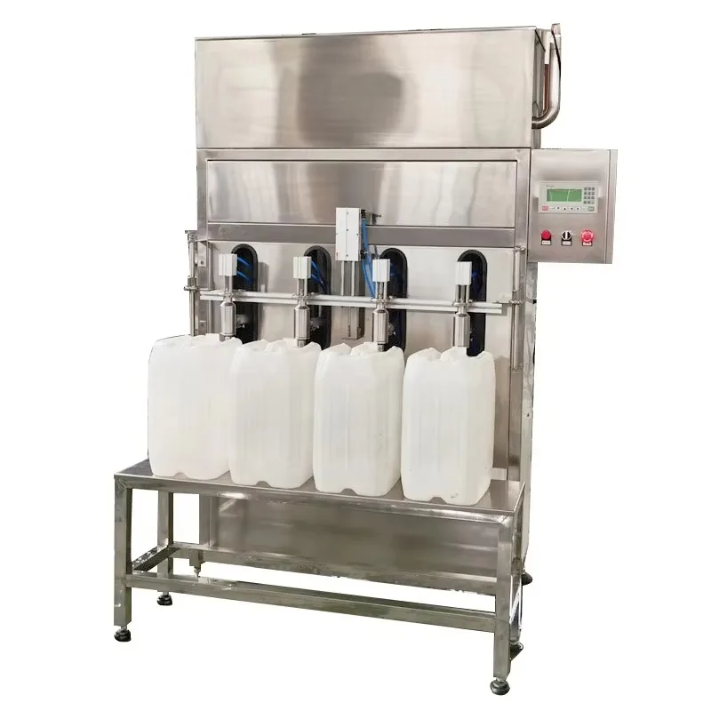 Semi Automatic 4 Head 19 Liter Water Bottle Filling Machine  5 Gallon  Bottle Filling Machine