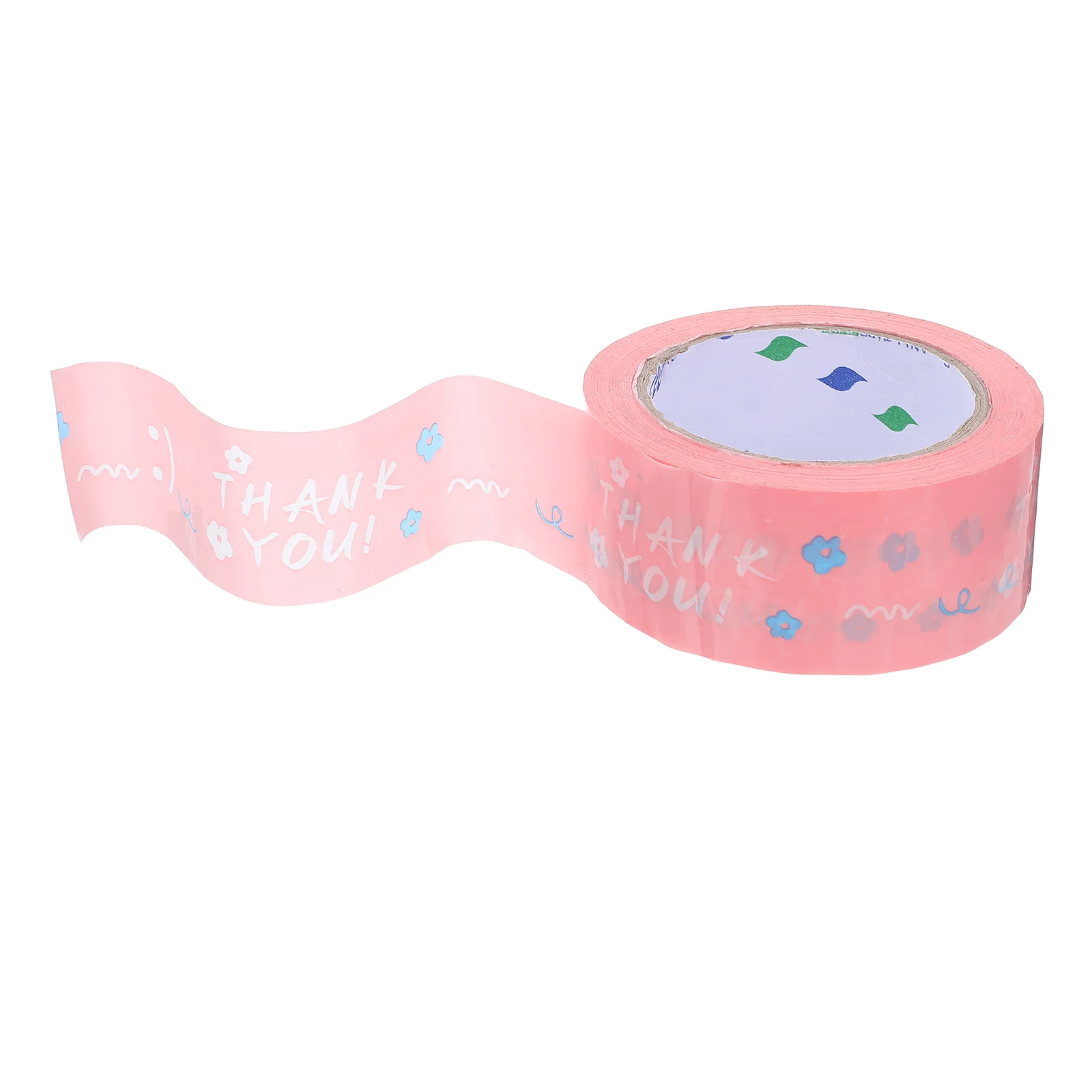 Boîte de scellage adhésive forte avec ruban de remerciement, expédition décorative, cadeaux pour petites entreprises, sacs de courses à emporter