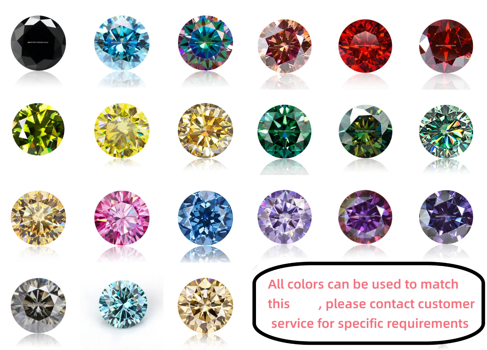 Butterflykiss S925 Sterling Silver Rose Gold Plated Jewelry Set Moissanite Necklace Earrings Ring For Women Wedding Customized