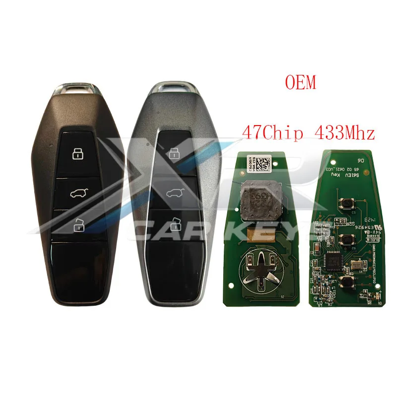 

Original Remote Control Key 47Chip 433Mhz for Chery AIQAR EQ7 EQ5 iCar 03T V23 Car Key Smart Remote