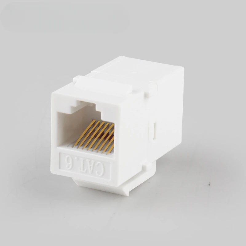 10PCS Through six types of network module 8P8C computer module RJ45 information panel socket CAT6 through