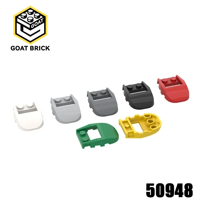 

10Pcs MOC Parts 50948 Wedge Curved 4 x 3 Cut Back Compatible Bricks DIY Assmble Building Blocks Particle Kid Puzzle Toy Gift