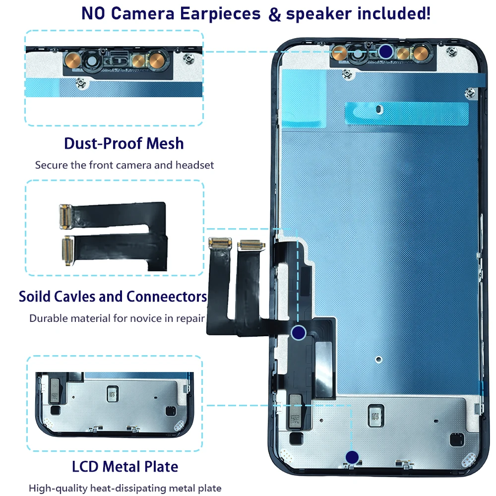 AAAA 11 OEM For iPhone 11Pro Display Touch Digitzer For iPhone 11 Pro Max LCD Screen True Tone Factory Replacement Parts