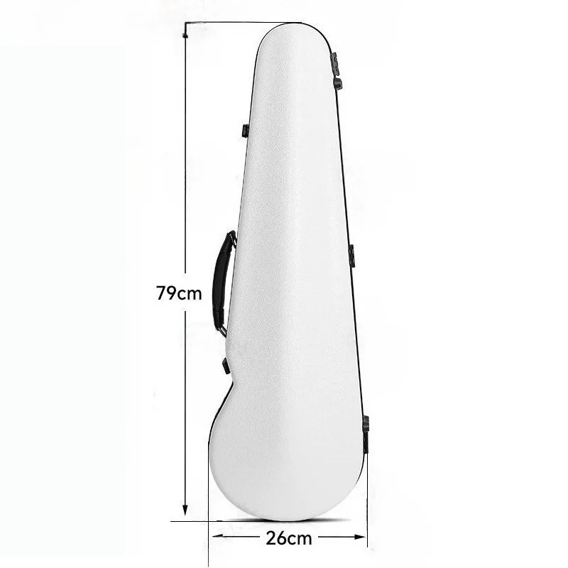 Carbon Fiber Violin Case Anti Drop Anti-collision Protection Case Portable Violin Bag Light Musical Instrument Accessories