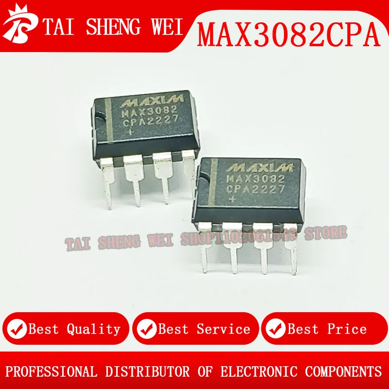 

10 шт. MAX3082CPA MAX3082 MAX3082EPA DIP-8 DIP8 новый оригинальный