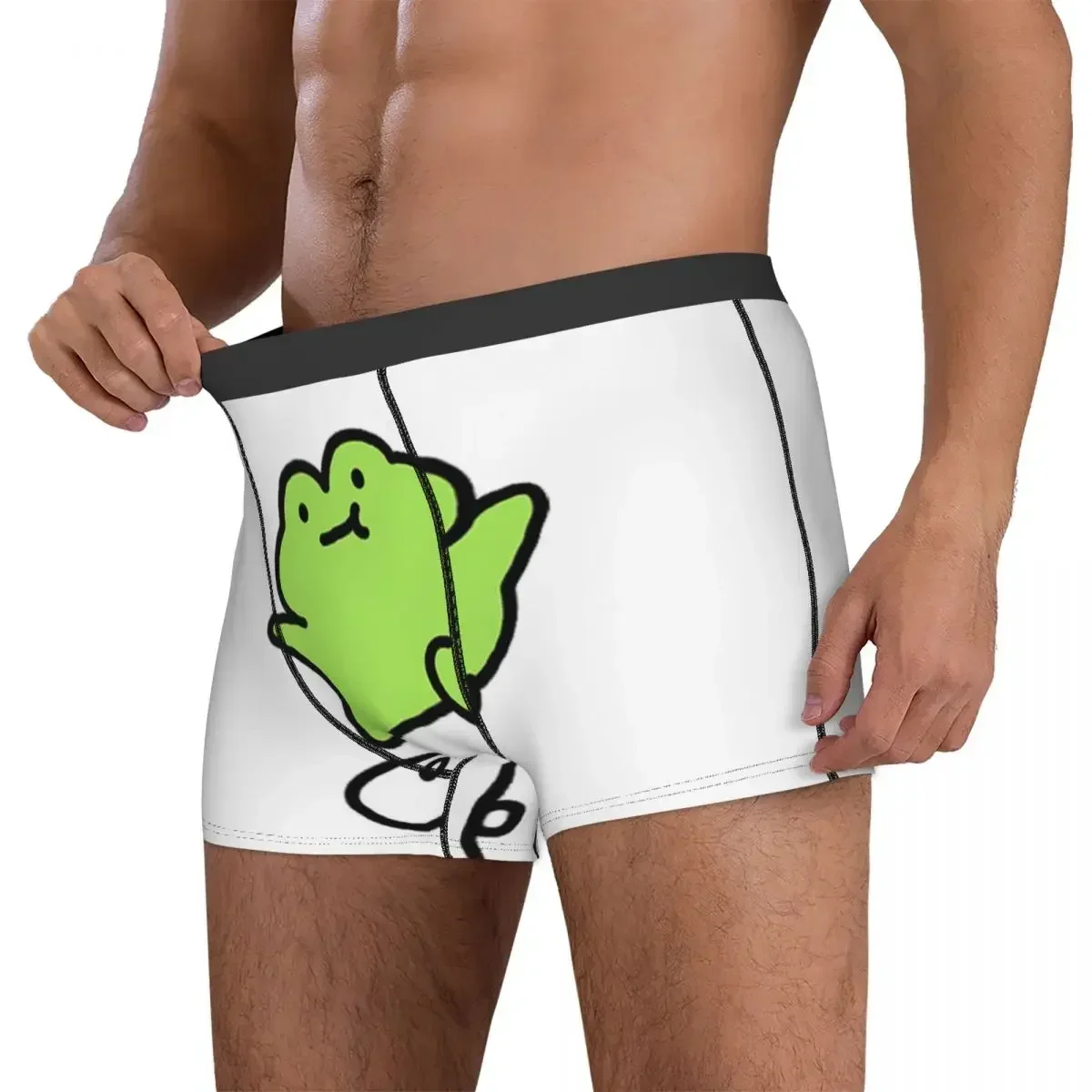 Boxer Underpants Shorts Frog 01 Panties Men's Ventilate Underwear for Homme Man Boyfriend Gift
