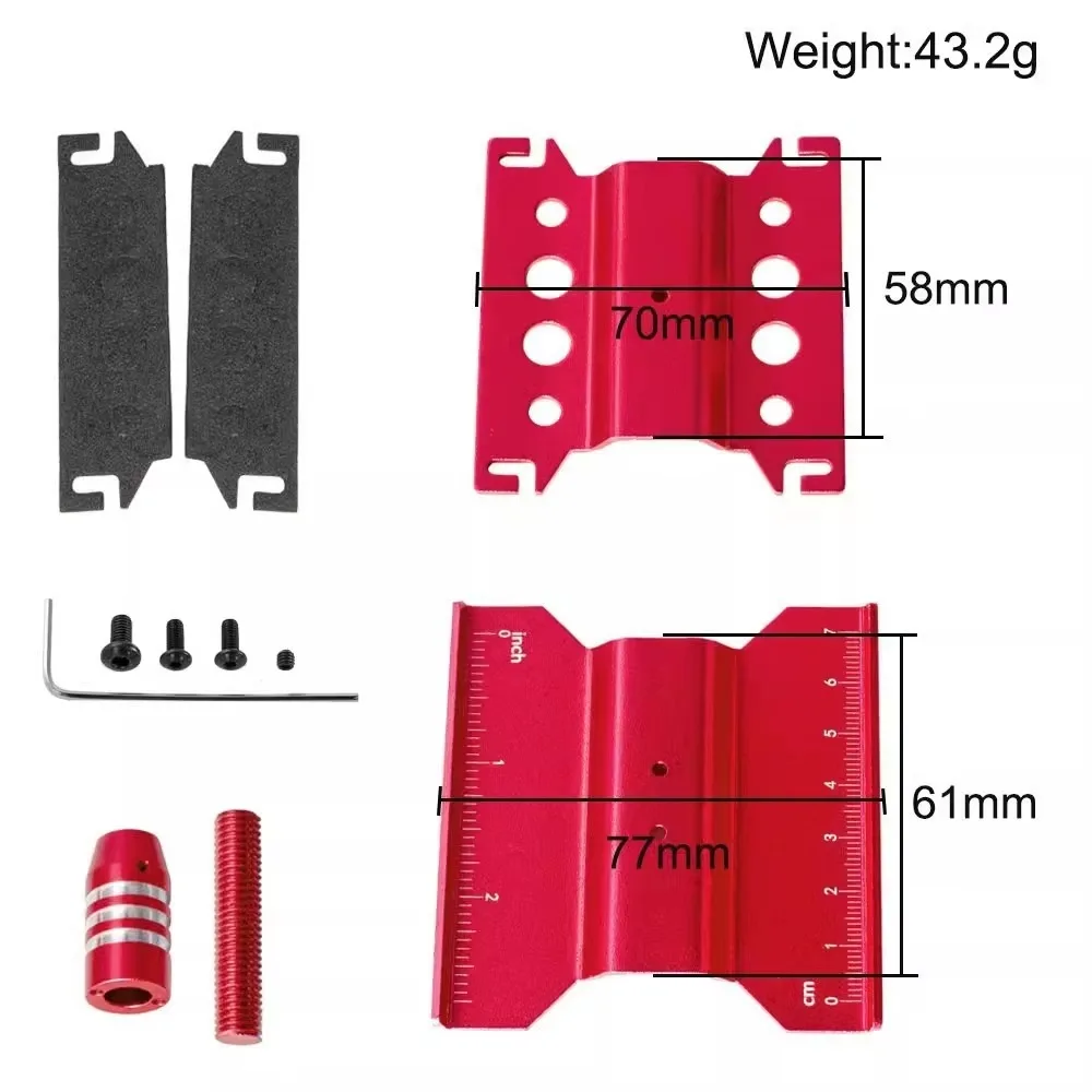 RC Cars Tool Heightening Work Stand Assembly Platform 360 Degree Rotate Repair Station for 1/16 1/18 1/24 Buggy Crawler Car