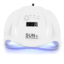 LULAA SunX 54W UV LED Nail Lamp Infrared Sensor 36 Leds Nail Lamp for Curing Gel Polish Manicure Tool Salon Equipment