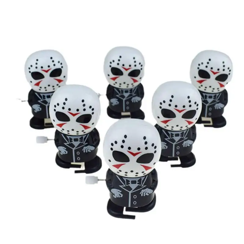 

Halloween Toys For Kids 6pcs Walking Ghost Halloween Clockwork Toys Reusable Hand Wind Up Toys Charming Mini Wind-Up Ghost Toy