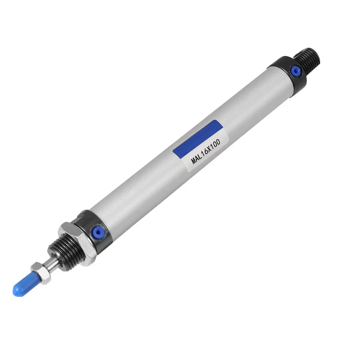 16Mm Bore 100Mm Stroke Double Action Pneumatic Air Cylinder Single Rod Mini Cylinder for Industrial Automation