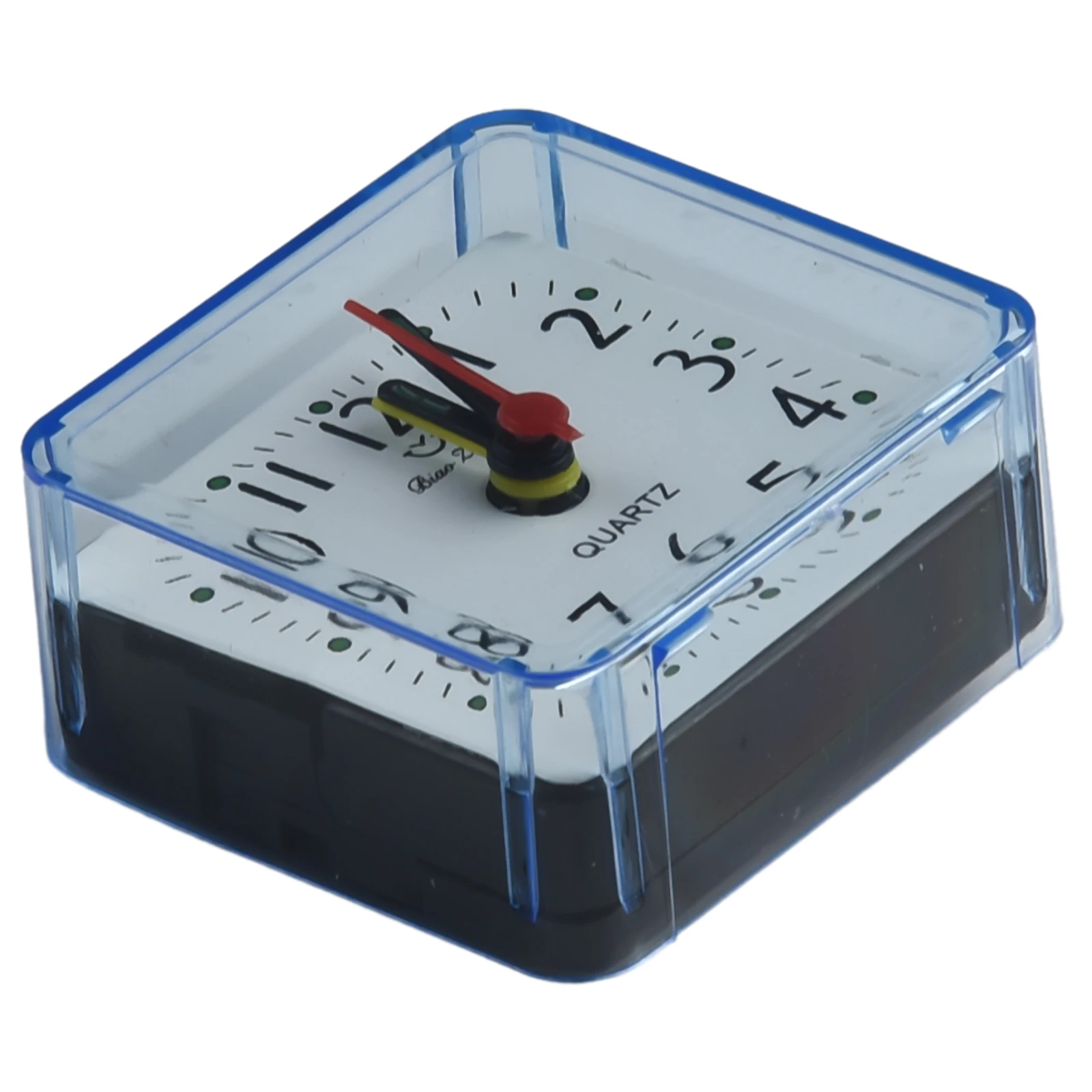 Mini reloj despertador cuadrado, Color caramelo colorido, mesita de noche, pequeño reloj despertador, batería de cuarzo, despertador, productos para el hogar