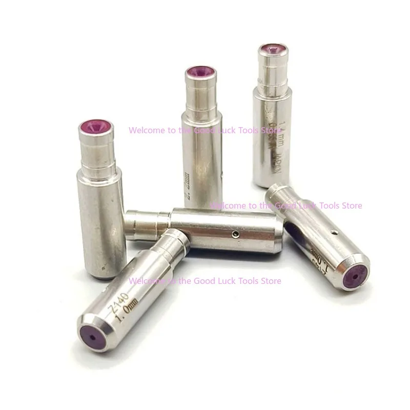 2pcs EDM Machine Ruby Ceramic Guide 6x8x30mm  0.15-3.0mm Guide Tube For Drill Guide For Drilling EDM Machine