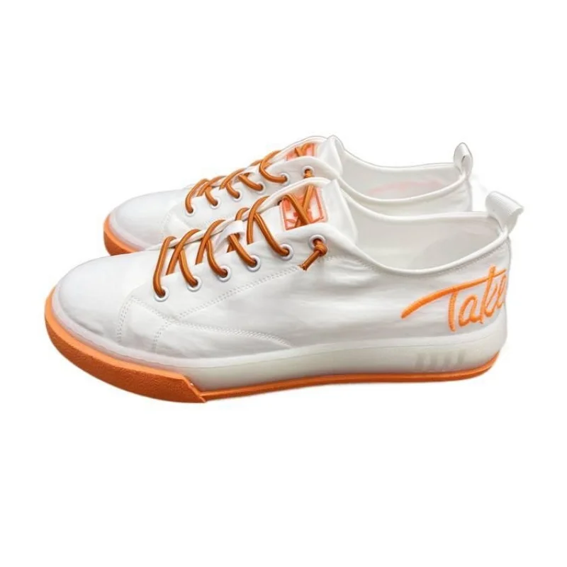 

New Men's Shoes 6232 Breathable Slip-On Canvas Shoes Low-Top Men's Casual Shoes with Front Lacing
