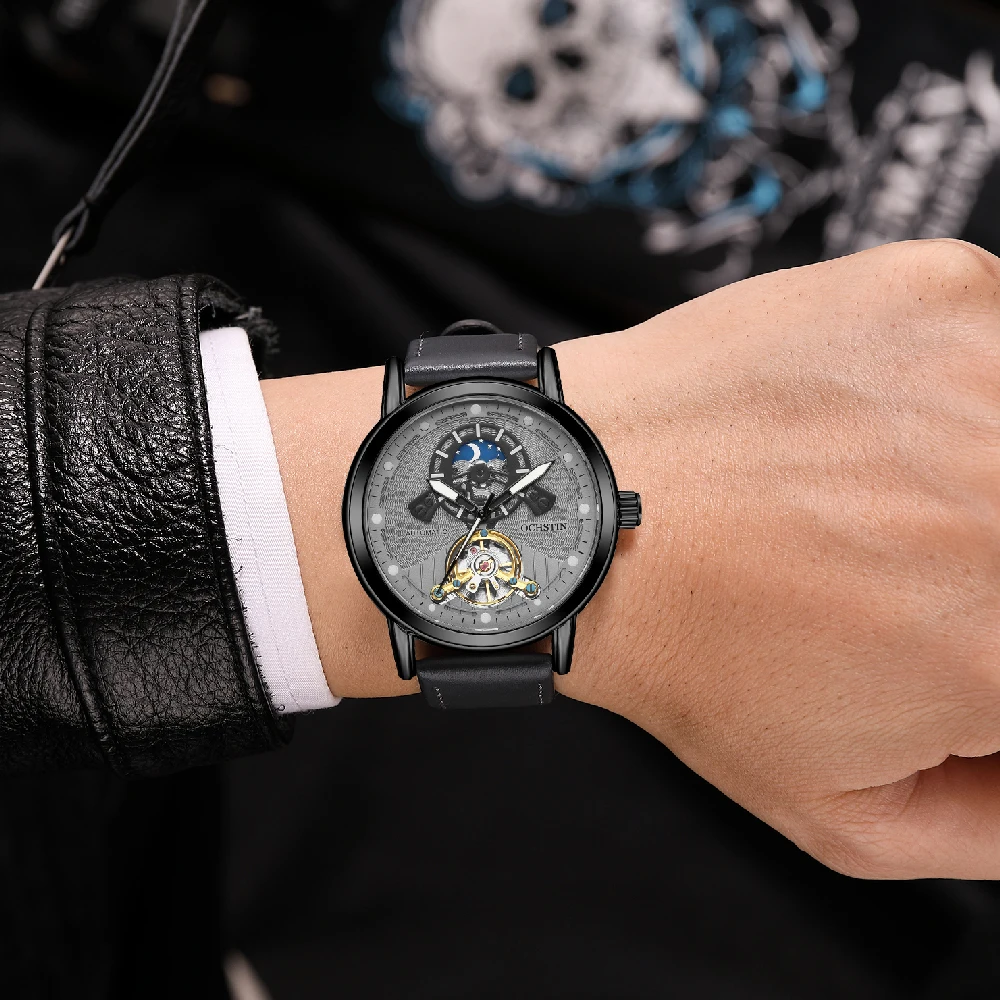 OCHSTIN 남성용 손목시계 오토매틱 셀프 와인딩 클 - Tourbillon Movement Watch 리뷰 및 가격