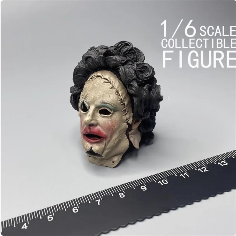 Sideshow 1/6 Male Chainsaw Butcher Head Carving Sculpture A High Quality Model Toy Fit 12'' Action Figure Soldier In Stock