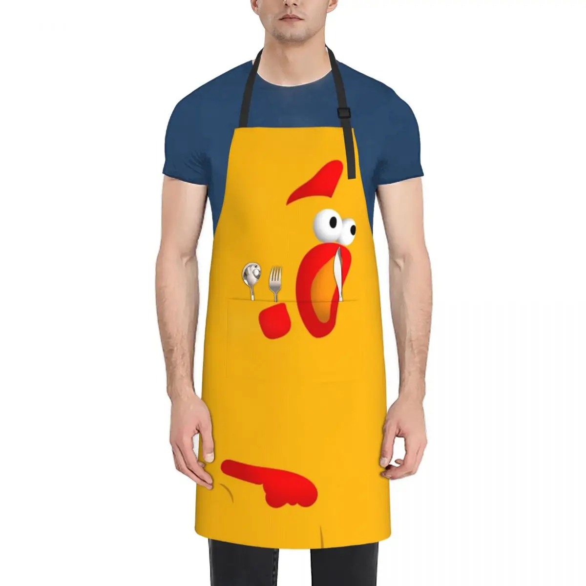 

Rubber Chicken Apron Kitchenware Trim Cloth with personal logo useful gadgets for home Apron