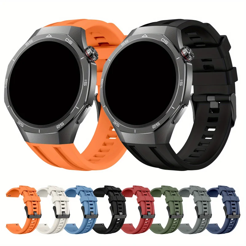 

Official 22Mm Silicone Strap for Huawei Watch Ultimate Quick-Release Design Suitable for Both Sports And Business