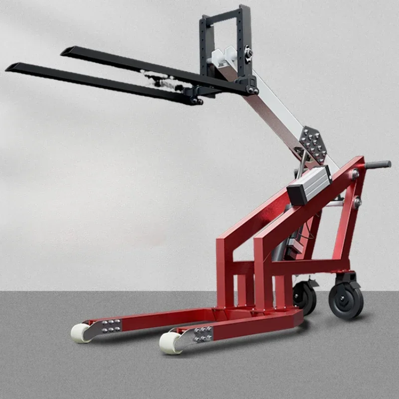 

Forklift Manual Electric Hydraulic Crank Lifting Loading and Unloading Stacker Truck