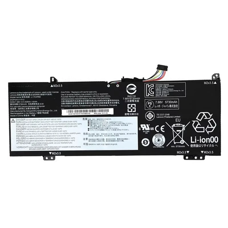 بطاريات الكمبيوتر المحمول Lenovo Xiaoxin Air 14 15IWL/IKBR/ARR L17C4PB0 وL17M4PB0 تتضمن لوحة الماوس
