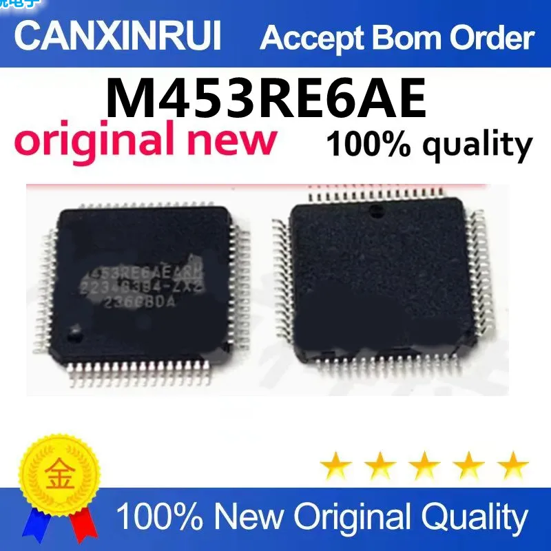 Composants de puce IC intégrés électroniques M453RE6AE LQFP64, en Stock, offre spéciale, qualité assurée