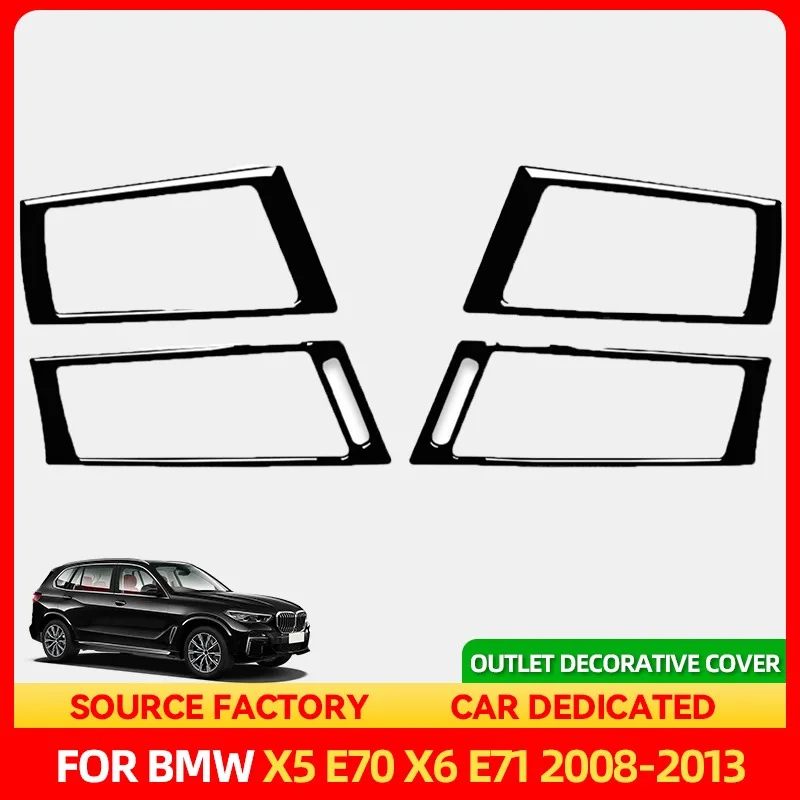 

Стайлинговые молдинги горячего автомобиля, центральная консоль, вентиляционное отверстие, декоративная накладка для BMW x5 x16 e70 e71 2008 2009 2010 2011 2012 2