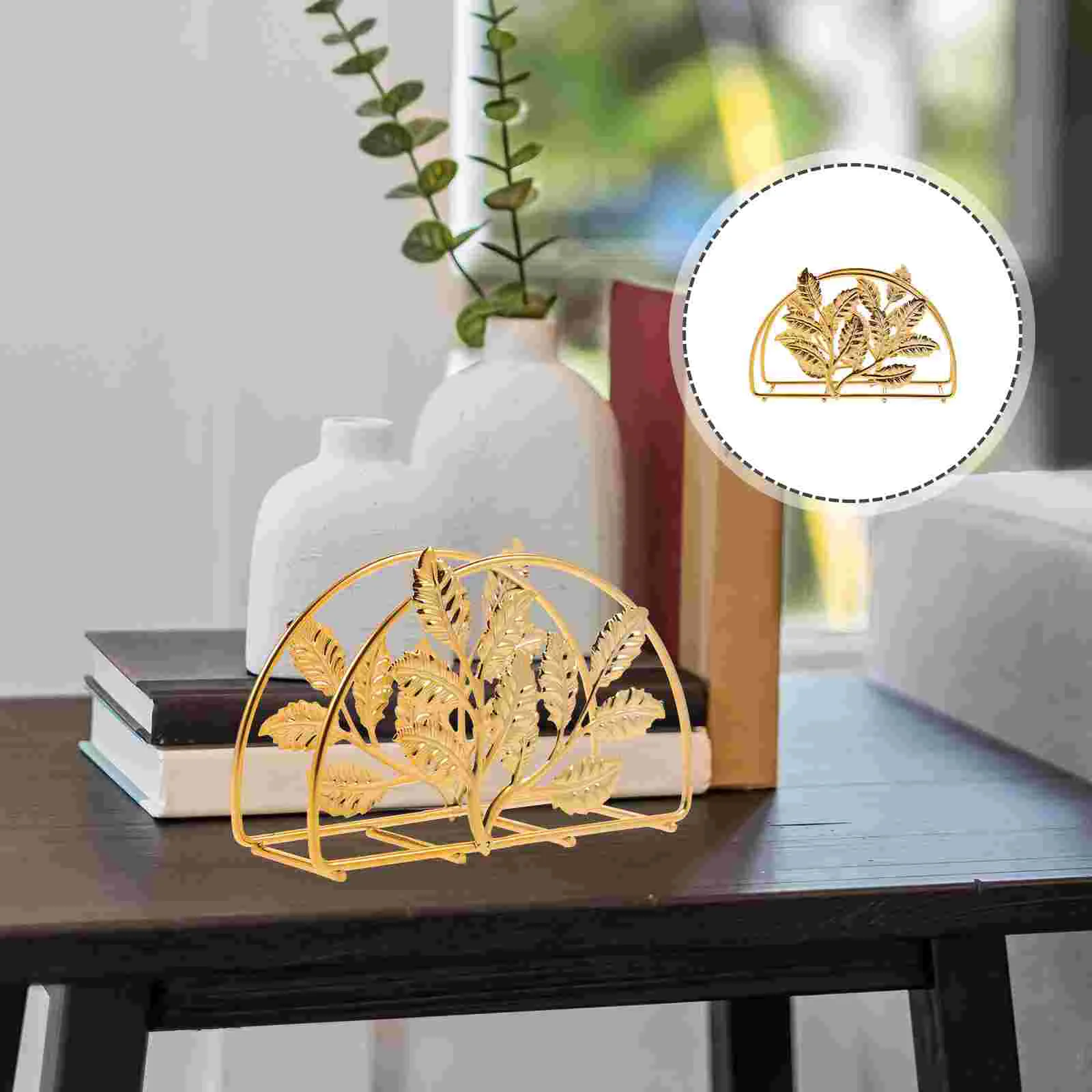 

Napkin Storage Rack Reusable Stands Holders for Tables Dinner Paper Towel Bathroom Wrought Iron Metal Banquet