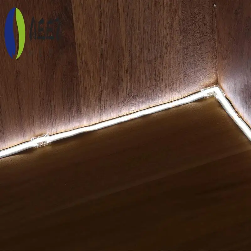 

AEE2-Gapless 8Mm 2 Pin COB LED Strip Connector 8 Pack And L Shape 2 Pin 8Mm Cob LED Corner 2 Pack Part For 8Mm Cob LED Strip Lig