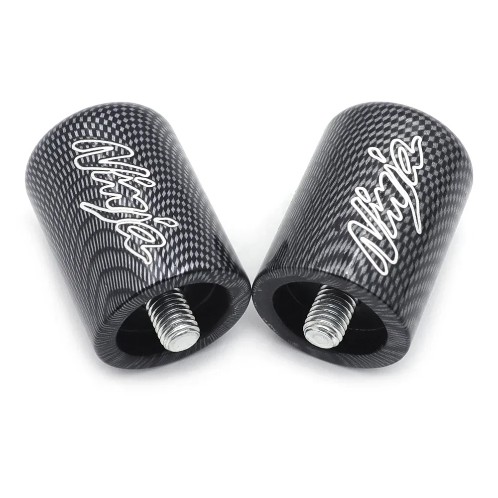 

Carbon Fiber Hand Bar Ends for Kawasaki 2003-2012 Ninja 250R 94-03 ZX900 ZX9/ZX9R Aftermarket Motorcycle Parts