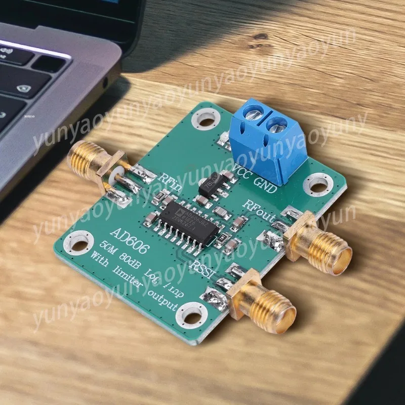 AD606 Log Amp Module -75dBm To +5dBm 80dB Logarithmic Detector Demodulation Logarithmic Amplifier for Signal Power Measuring