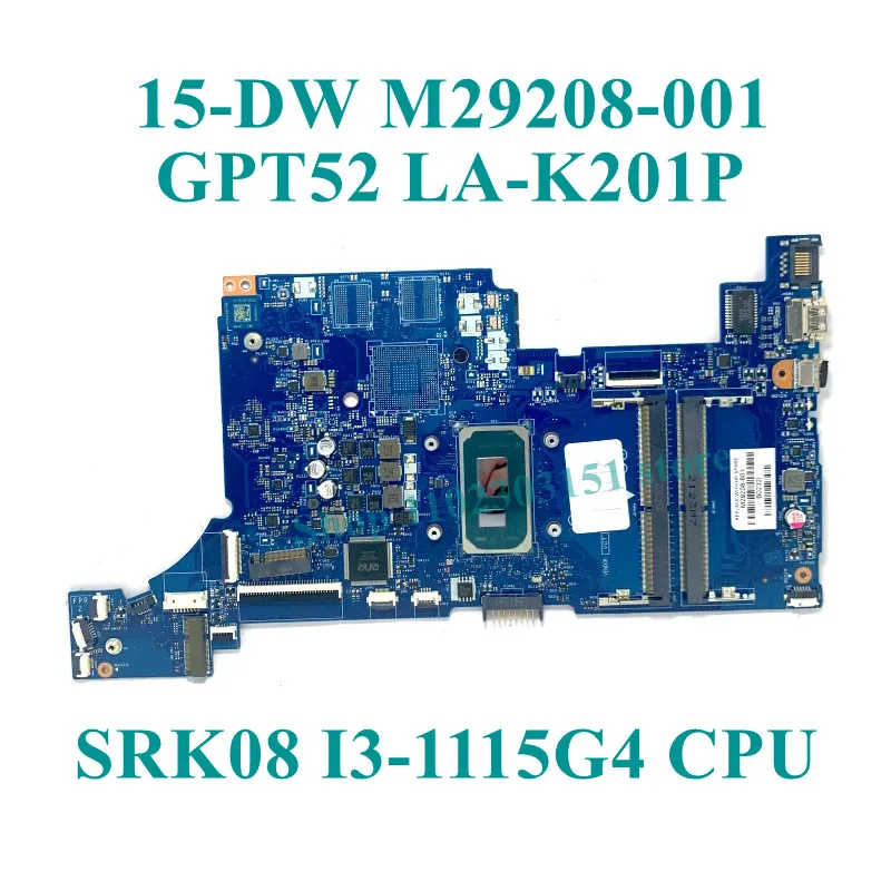 Imagem -02 - Laptop Motherboard para hp 15-dw 100 Testado Bom M29208601 M29209-601 M29210-601 M29211-601 i3 i5 i7 Cpu gm Mx350 La-k201p