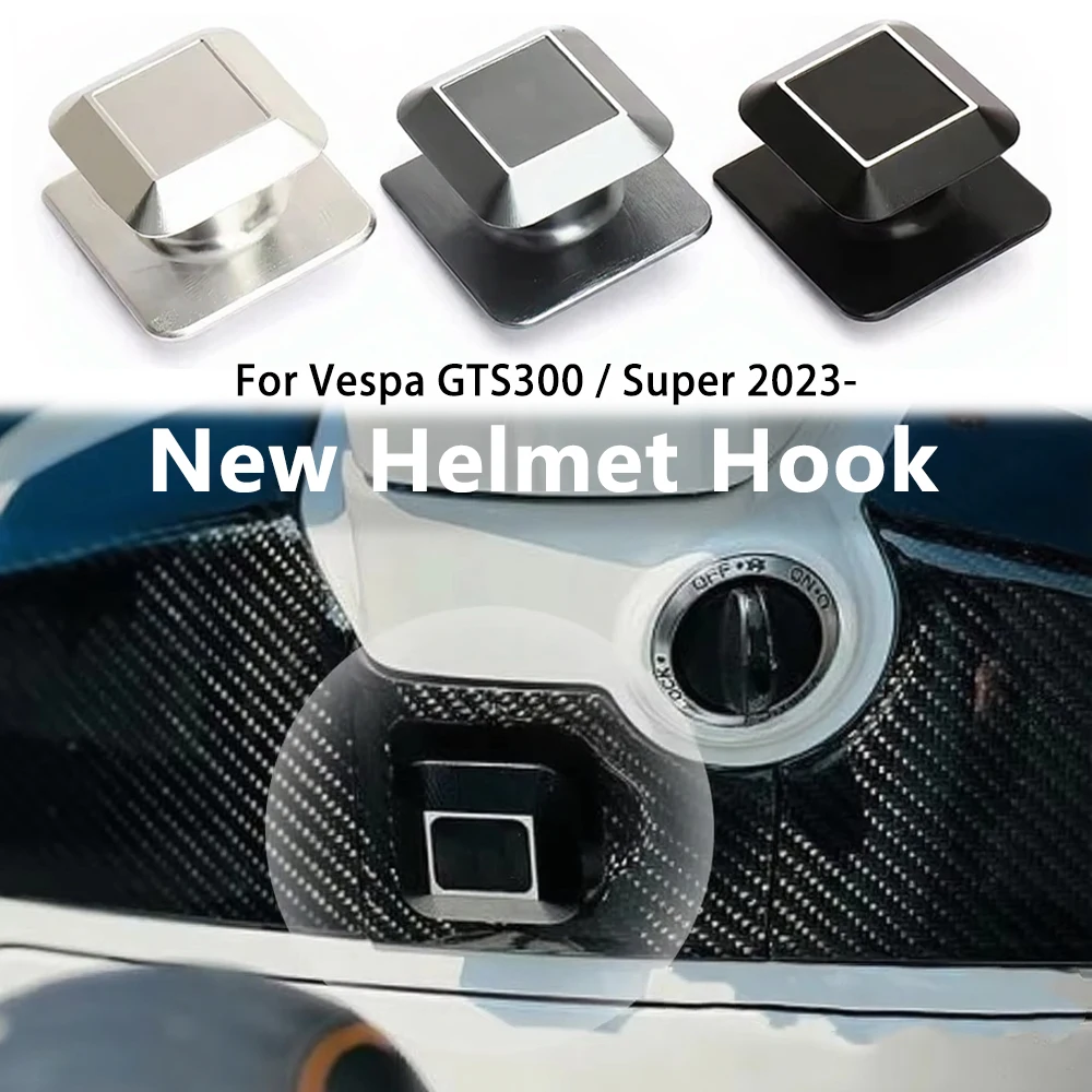 

New GTS300 SUPER Motorcycle Bag Hook Luggage Hook Aluminum Holder Hook Hanger For Vespa GTS 300 Super gts300 2023 2024