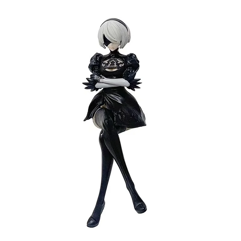 NieR:Automata Yorha No. 2 PVC Anime Action Figures Model 15CM Collection Ornament Anime Cartoon Model Toy Gift