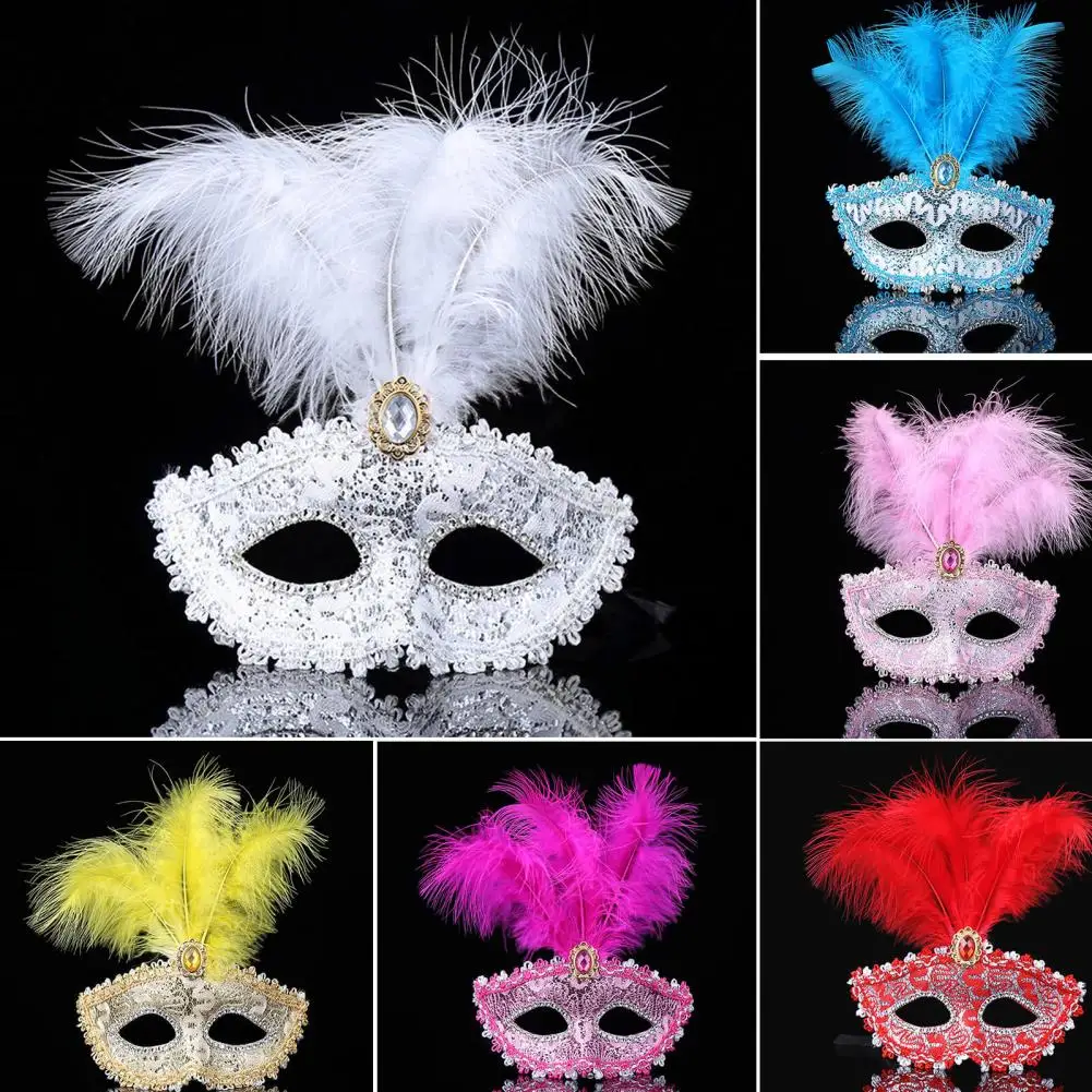 Máscara de Cosplay de media cara para mujer, máscara de Cosplay, cubierta de ojos, elegante, juego de rol, baile de máscaras, utilería para fiesta de Halloween