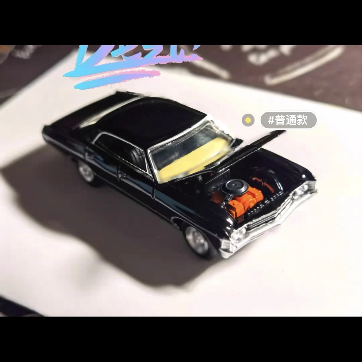 

Зеленый свет 1:64 Сверхъестественное Сила зла 1967, Chevrolet Impala Sedan 44692, модель игрушечного автомобиля, детский подарок.