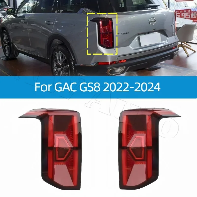 Fuel Version 5 Pin For GAC GS8 2022 2023 2024 Car Rear Light Tail Light Tail Lamp Brake Light Taillamp Reverse Light Headlamp