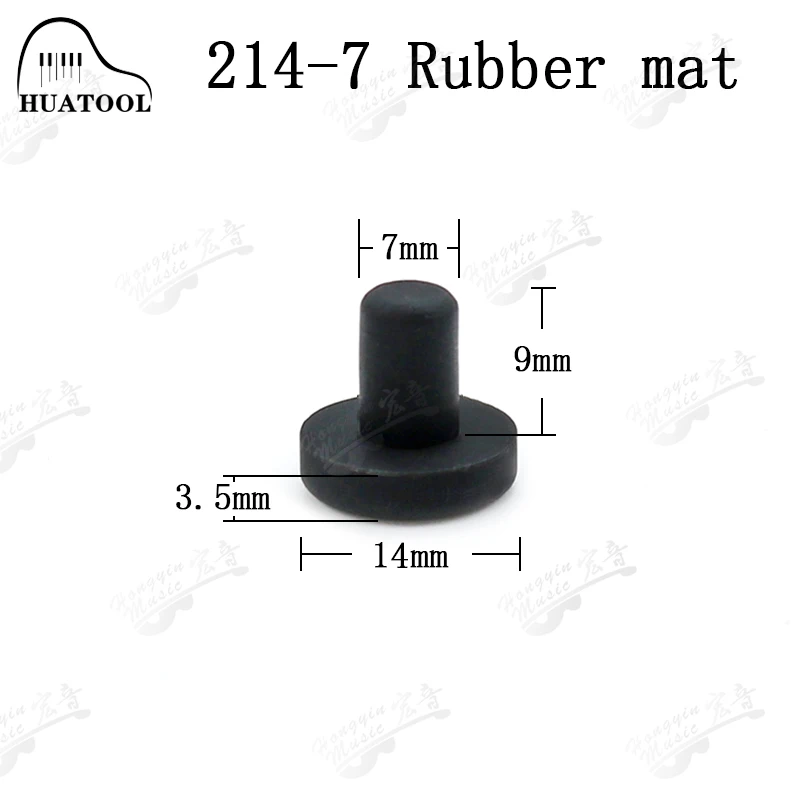 1pcs Piano tuning repair tools 214 rubber cushion rubber cushion black hardware accessories