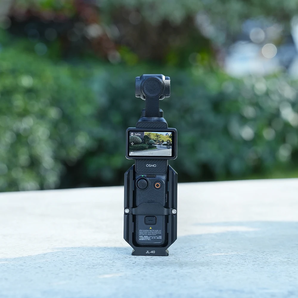 FOTGA Käfig für Pocket 3/4/4P Erweiterungsadapter Zubehör für DJI Osmo Pocket 3 Aluminium-Schutzkäfig Metallhalterungsadapter – Detail 11
