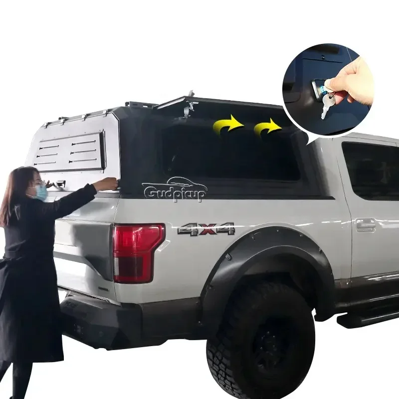 Pickup Alumínio Canopy Hardtop, 4x4, Ram 1500, Canopy para Ford Ranger Raptor T6 T7 T8, Hard Topper, Personalizado